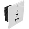 LINDY 70m Cat.6 HDMI 4K60, IR & RS-232 HDBaseT EU Wall Plate Extender, Transmitter HDMI™, infraport extender (prodloužení) 70 m