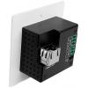 LINDY 70m Cat.6 HDMI 4K60, IR & RS-232 HDBaseT EU Wall Plate Extender, Transmitter HDMI™, infraport extender (prodloužení) 70 m