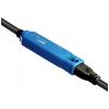 LINDY USB kabel USB 3.2 Gen1 USB-A zásuvka, USB-C ® zástrčka 5.00 m černá/modrá 43380