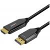 LINDY DisplayPort / HDMI kabelový adaptér Konektor DisplayPort, Zástrčka HDMI-A 1.00 m černá 40930 Kabel DisplayPort