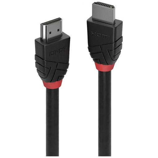 LINDY HDMI kabel Zástrčka HDMI-A, Zástrčka HDMI-A 7.50 m černá 36467 4K UHD HDMI kabel