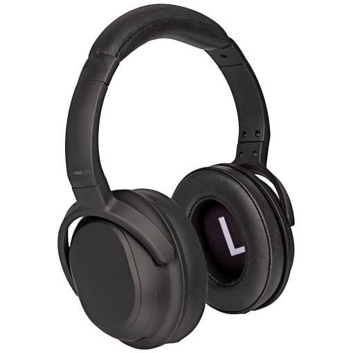 LINDY LH500XW+ sluchátka uzavřená (Over Ear) Bez kabelu stereo černá Potlačení hluku Hi-Fi