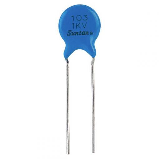 Suntan TS16003A103ZSAFB0R keramický kondenzátor 10.000 pF 1000 V 0.8 % (d x š) 3.5 mm x 9.5 mm 1 ks