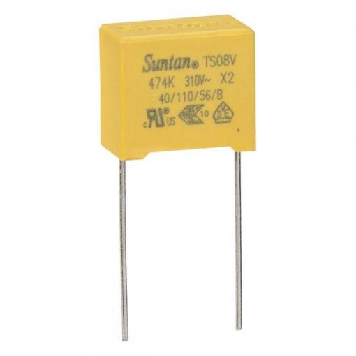 Suntan TS08V0A9474KBB0E0R 1 ks fóliový kondenzátor 0.47 µF 310 V 10 % 15 mm (d x š) 16 mm x 18 mm