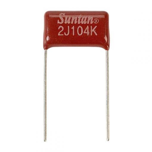 Suntan TS02002J104KSB0E0R 1 ks fóliový kondenzátor 100 nF 630 V 10 % 15 mm (d x š) 8 mm x 19 mm