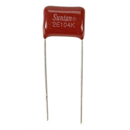 Suntan TS02002E104KSB0D0R 1 ks fóliový kondenzátor 100 nF 250 V 10 % 10 mm (d x š) 7 mm x 14 mm