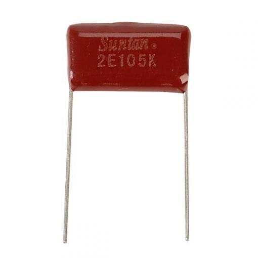 Suntan TS02002E105KSB0F0R 1 ks fóliový kondenzátor 1 µF 250 V 10 % 20 mm (d x š x v) 8.5 x 24 x 15 mm Piece
