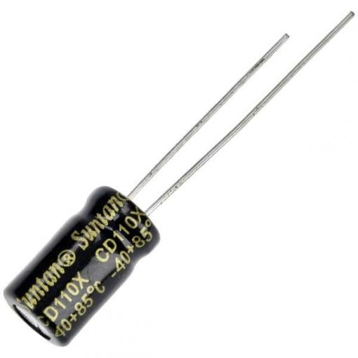 Suntan TS13DE1C221MSB0A0R elektrolytický kondenzátor 2.5 mm 220 µF 16 V 20 % (d x š) 11 mm x 6.3 mm 1 ks