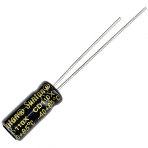Suntan TS13DE1J4R7MSB030R elektrolytický kondenzátor 2 mm 4.7 µF 63 V 20 % (d x š) 11 mm x 5 mm 1 ks