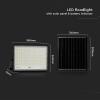 V-TAC VT-240W LED reflektor, solární modul 30 W, studená bílá, černá, 7829