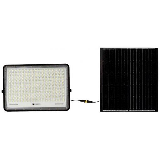 V-TAC VT-240W LED reflektor, solární modul 30 W, studená bílá, černá, 7829