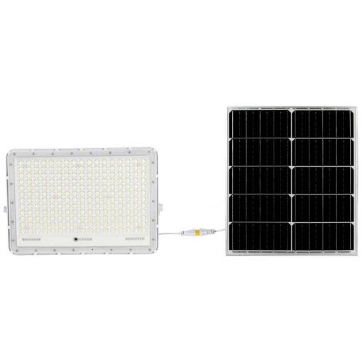 V-TAC VT-240W-W LED reflektor, solární modul 30 W, neutrální bílá, bílá, 7848