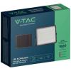 V-TAC VT-180W LED reflektor, solární modul 0.5 W, studená bílá, černá, 7827