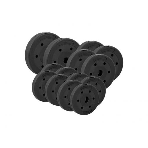 Sada bitumenových zátěží REBEL RBA-2106 8x1,25kg+4x2,5kg+2x5kg