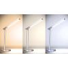 Solight LED stolní lampička, 7W, stmívatelná, změna chromatičnosti, stříbrná barva - WO53-S