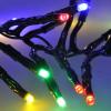 Solight LED venkovní vánoční řetěz s dálkový ovládáním a zvukovým senzorem - Cluster, 576 LED, 8 funkcí, časovač, IP44, vícebarevná - 1V11-M