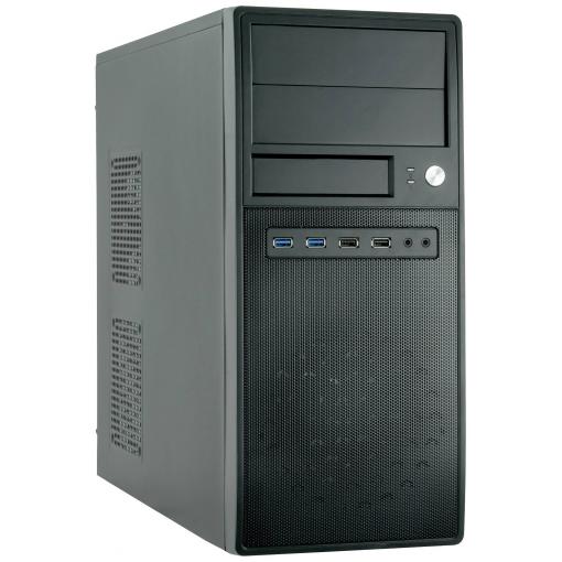 Chieftec CG-04B-OP midi tower PC skříň černá instalace pevného disku bez nářadí
