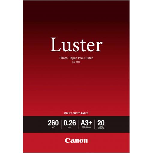 Canon Photo Paper Pro Luster LU-101 6211B008 fotografický papír DIN A3+ 260 g/m² 20 listů hedvábně lesklý