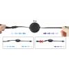 Renkforce Nabíjecí kabel USB USB 2.0 USB-A zástrčka 1.00 m chromová černá flexibilní provedení RF-5800360