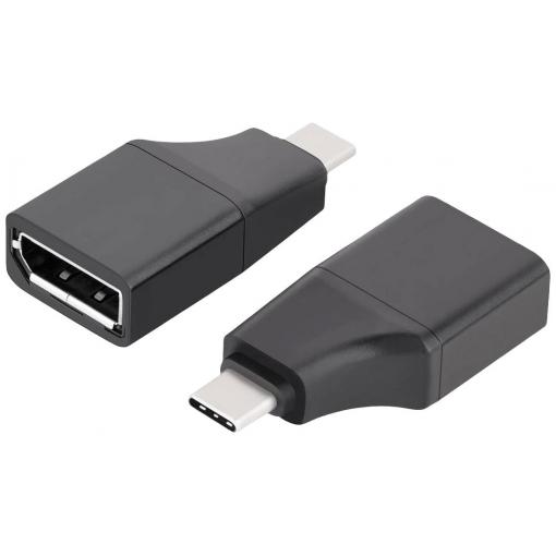 Value USB-C® adaptér [1x USB-C® zástrčka - 1x zásuvka DisplayPort] 0 mm