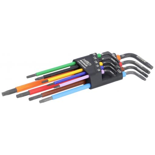 Bahco C1997TX/9P profil T sada klíčů T 8, T 9, T 10, T 15, T 20, T 25, T 27, T 30, T 40 9dílná