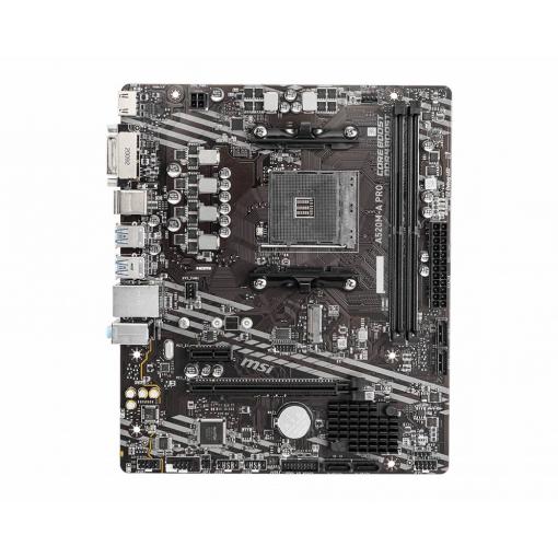 MSI A520M-A PRO Základní deska Socket (PC) AMD AM4 Tvarový faktor Micro-ATX Čipová sada základní desky AMD® A520