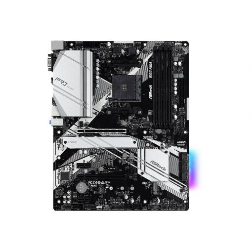 ASRock B550 Pro4 Základní deska Socket (PC) AMD AM4 Tvarový faktor ATX Čipová sada základní desky AMD® B550