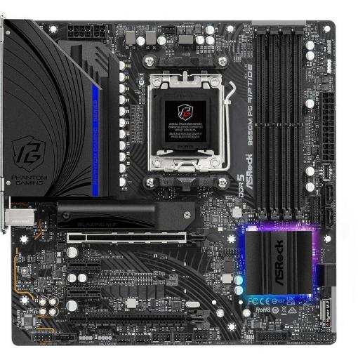 ASRock B650M PG Riptide Základní deska Socket (PC) AMD AM5 Tvarový faktor Micro-ATX Čipová sada základní desky AMD® B650