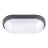 Solight LED venkovní osvětlení oválné, 20W, 1500lm, 4000K, IP54, 26cm, šedá barva - WO749-G