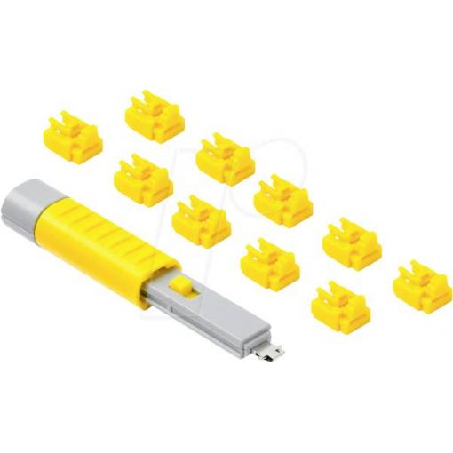 Smartkeeper zámek portu RJ45 LAN NL03PKYL sada 10 ks žlutá vč. 1 klíče NL03PKYL