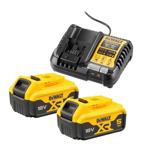 DEWALT DCB1104P2-QW DCB1104P2 náhradní akumulátor pro elektrické nářadí 18 V 5 Ah Li-Ion