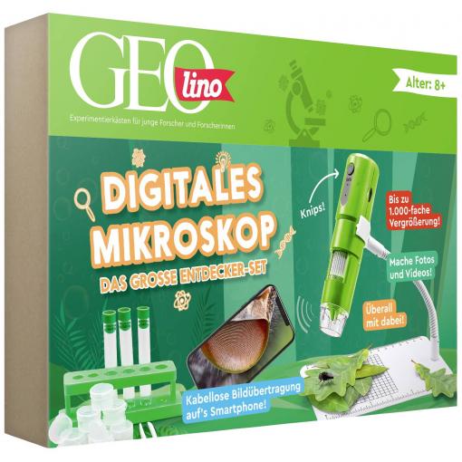 FRANZIS 67184 GEOLINO Das digitale Mikroskop Box s dobrodružstvím od 8 let Box
