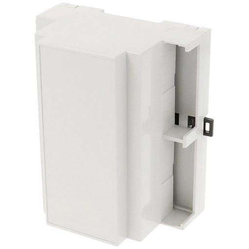 Hammond Electronics 1597DIN6MC53 pouzdro na DIN lištu uzavřená 90 x 58 x 106 PPO světle šedá 1 ks