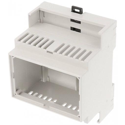 Hammond Electronics 1597DIN4M53V pouzdro na DIN lištu otevřená 90 x 58 x 71 PPO světle šedá 1 ks