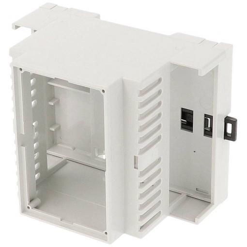 Hammond Electronics 1597DIN4MH53 pouzdro na DIN lištu otevřená 90 x 58 x 71 PPO světle šedá 1 ks