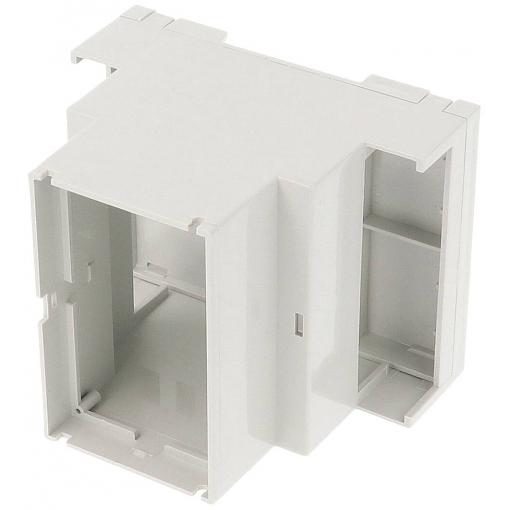 Hammond Electronics 1597DIN4MH68 pouzdro na DIN lištu otevřená 90 x 73 x 71 PPO světle šedá 1 ks