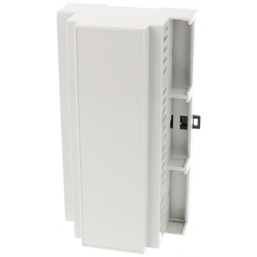 Hammond Electronics 1597DIN9MHC53V pouzdro na DIN lištu uzavřená 90 x 58 x 160 PPO světle šedá 1 ks