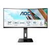 AOC CU34P2A LED monitor 86.4 cm (34 palec)3440 x 1440 Pixel, 21:9, 1 ms, VA LED