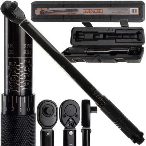 Momentový klíč 3/8" 7–112 Nm Bigstren, dynamometrický