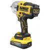 DEWALT DCF961H2T-QW, DCF961H2T-QW aku rázový utahovák, 135 ot./min, 1.220 ot./min, 1.626 ot./min, 1.496 ot./min, 18 V, 5.0 Ah, Li-Ion, bezkartáčové, vč. 2x