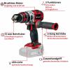 Einhell Professional Professional TP-CD 18/80 Li-i BL - Solo Power X-Change aku příklepový šroubovák, 0 mAh bez nabíječky, bez akumulátoru, 4514305