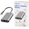 LogiLink USB-C® dokovací stanice UA0410 Vhodné pro značky (dokovací stanice pro notebook): univerzální napájení USB-C®