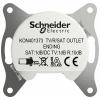 Schneider Electric zásuvky TV, rádio a satelit Asfora Signální bílá (RAL 9003) EPH3570121D 1 ks