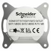 Schneider Electric Koncová účastnická zásuvka TV/SAT/SAT Asfora Signální bílá (RAL 9003) EPH3670121D 1 ks