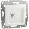 Schneider Electric Telefonní zásuvka RJ11 Asfora Signální bílá (RAL 9003) EPH4170121D 1 ks