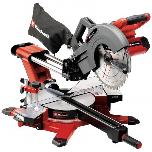 Einhell TE-SM 36/10 L Li-Solo Power X-Change pokosová a tahová pila, lze odejmout , bez akumulátoru, bez nabíječky, průměr listu 254 mm, uchycení 30 mm, 0 W