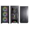 MONTECH AIR 903 MAX midi tower PC skříň černá 4 předinstalované LED ventilátory