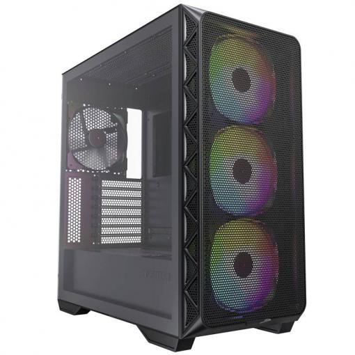MONTECH AIR 903 MAX midi tower PC skříň černá 4 předinstalované LED ventilátory