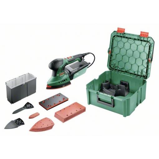 Bosch Home and Garden PSM 200 AES + SystemBox 06033B6002 multifunkční bruska 200 W 92 x 182 mm