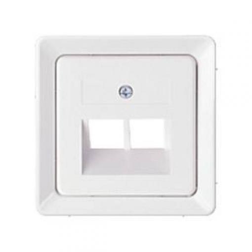 ELSO 206414 Centrální deska ELSO 206414 pro 2x RJ45, čistě bílá 1 ks